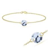 Marble Round Shape Bracelet BRS-235-GP